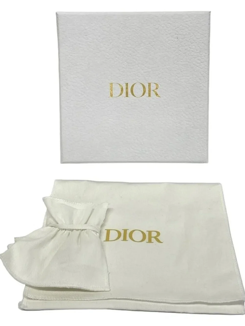 DIOR/ChristianDior Lady Dior Bordeaux Patent Leather Trifold Wallet